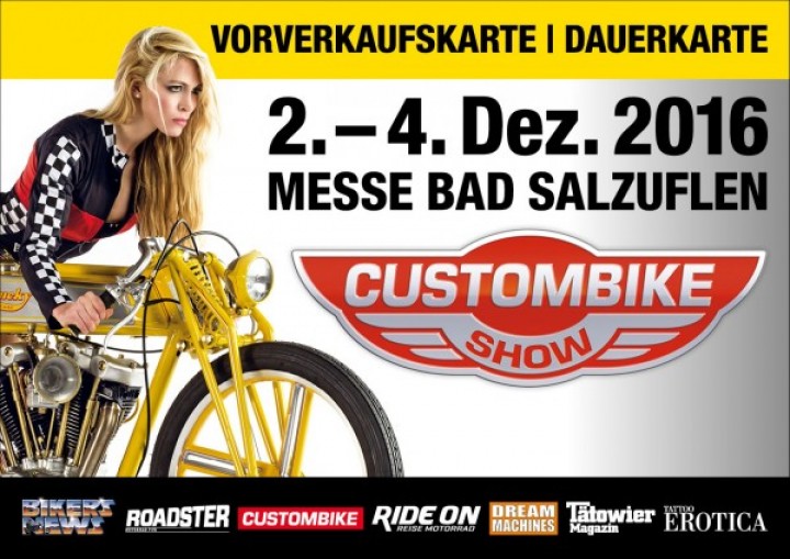 Custom-Bike 2016 Dauerkarte Custom-Bike 2016 Dauerkarte